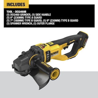 Foto 2 | Amoladora Angular Dewalt Dcg460b 60v Max Sin Escobillas 180 Mm - 230 Mm - Venta Internacional.