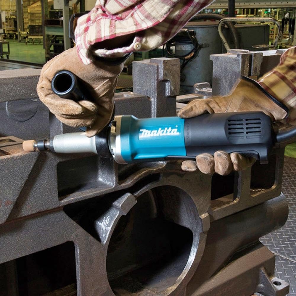 Foto 7 | Amoladora De Troqueles Makita Gd0800c 1/4 Sjs™ 6.6a 7000-28000 Rpm, Color Verde - Venta Internacional.