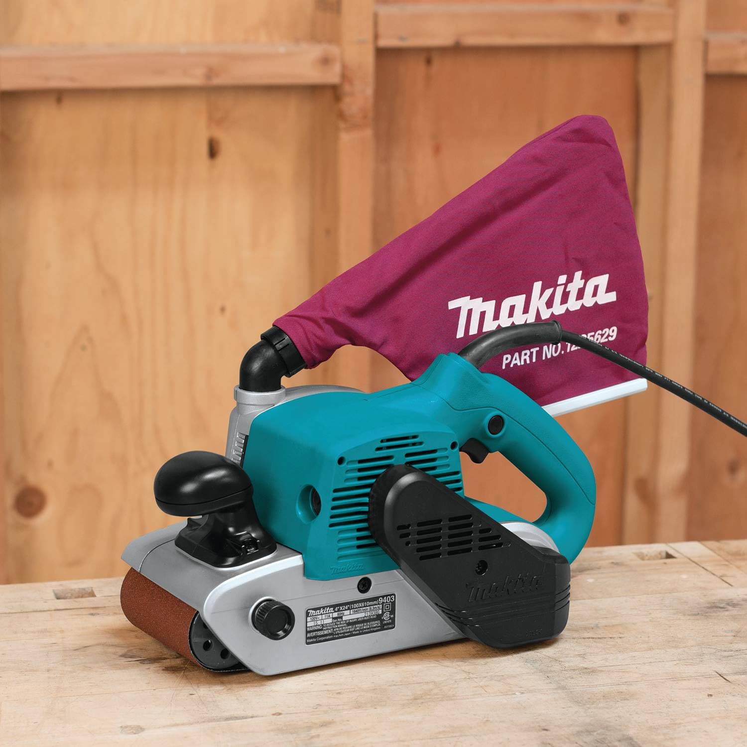 Foto 4 pulgar | Lijadora De Banda Makita 9403 4 X 24, Color Verde Azulado - Venta Internacional.