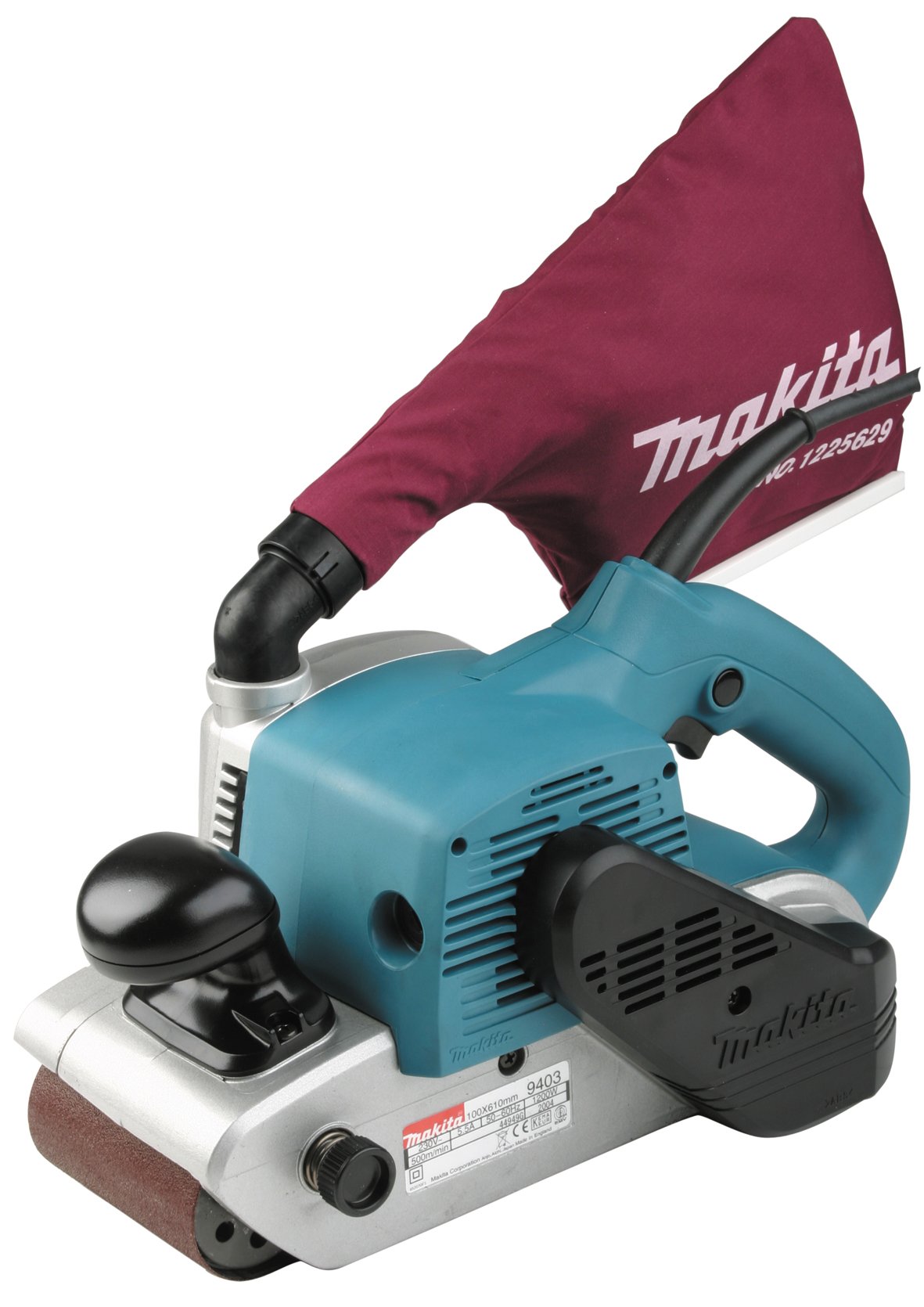 Foto 5 pulgar | Lijadora De Banda Makita 9403 4 X 24, Color Verde Azulado - Venta Internacional.
