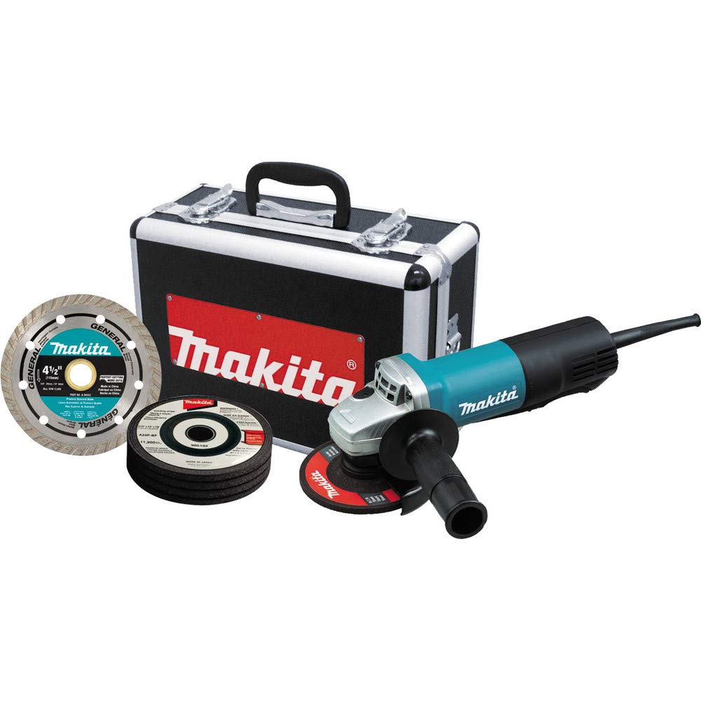 Amoladora Angular Makita 9557pbx1 7.5a 4-1/2'' Con Accesorios - Venta Internacional.