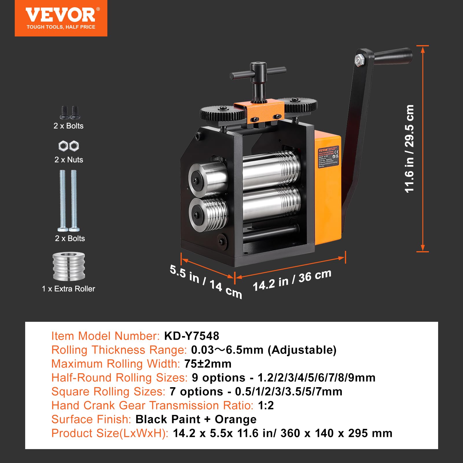 Foto 7 | Prensa Para Joyas Vevor De 75 Mm De Ancho, Funcionalidad 3 En 1 - Venta Internacional.