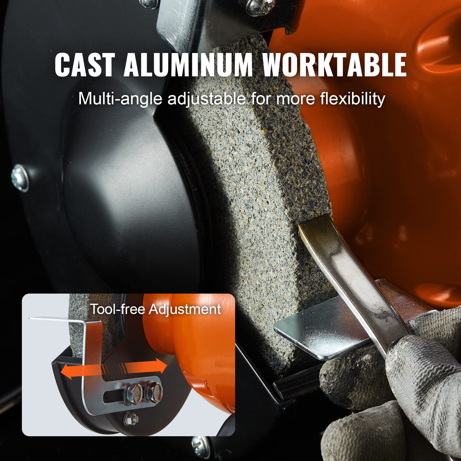 Foto 5 | Amoladora De Mesa Vevor, Motor De 6 Pulgadas, Velocidad Única, 3550 Rpm Y 2,1 A. - Venta Internacional.