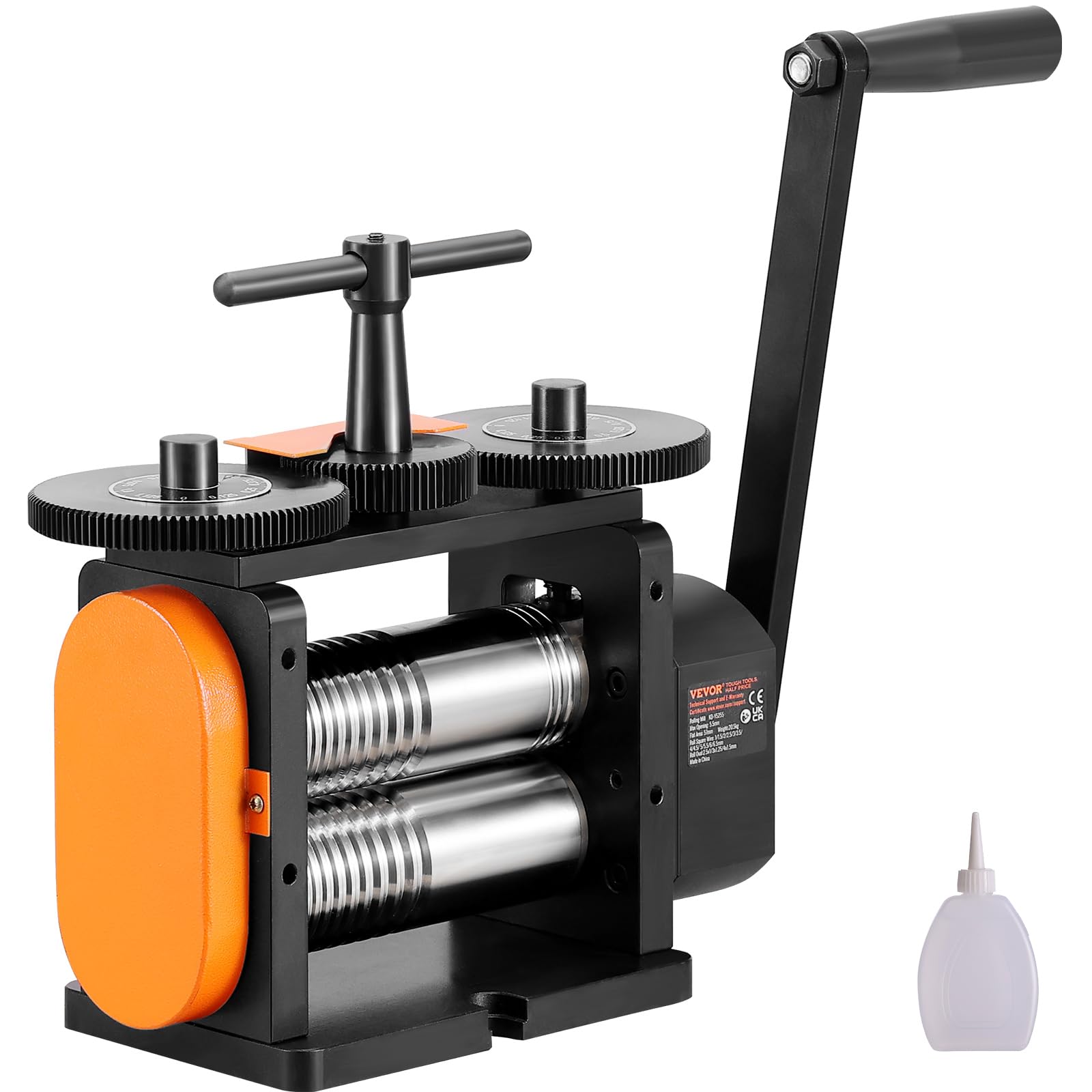 Foto 1 | Rolling Mill Vevor 2.24/57 Mm Jewelry 1:2 Relación De Transmisión 0.5-5.5 Mm - Venta Internacional.