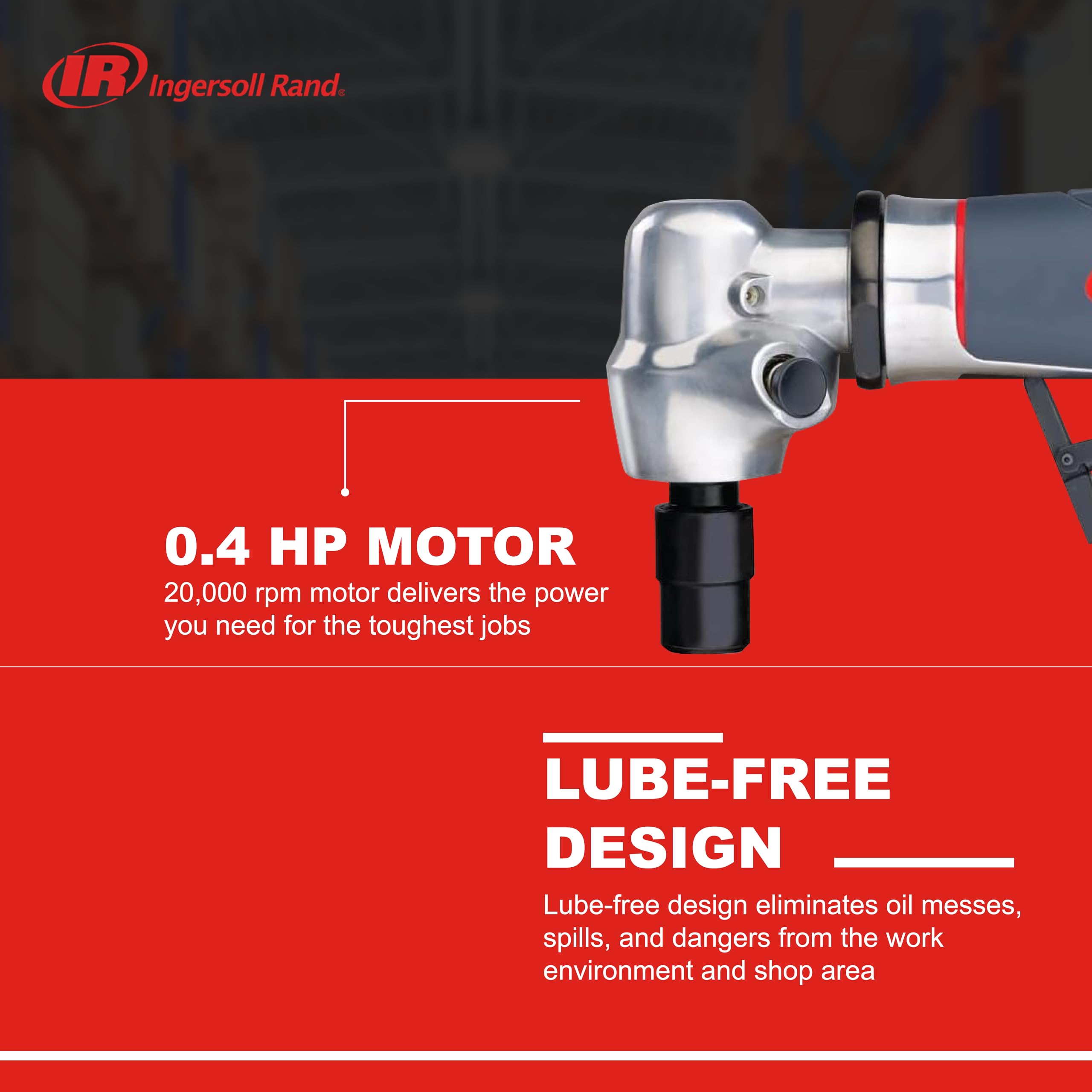 Foto 3 | Amoladora Neumática Ingersoll Rand 5102max en Ángulo Recto - Venta Internacional