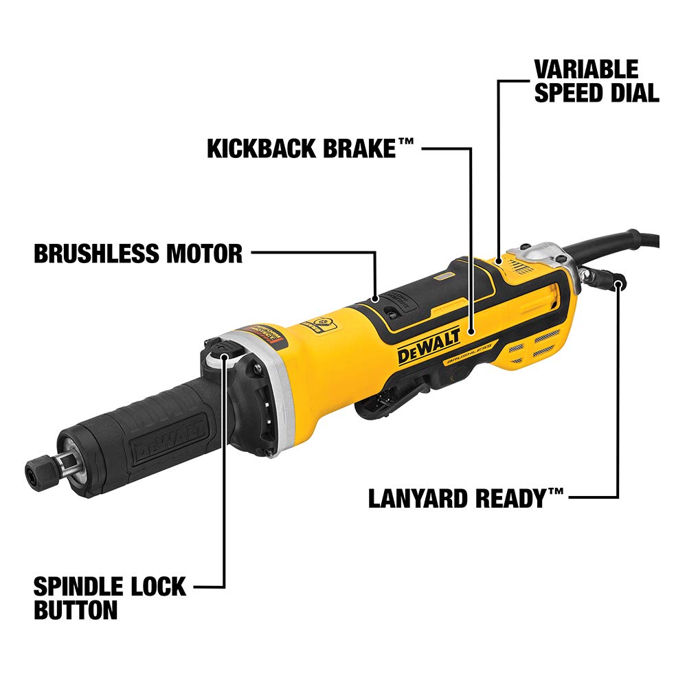 Foto 3 pulgar | Amoladora De Troqueles Dewalt Dwe4997nvs Sin Escobillas 7500-25000 Rpm 2 Cm - Venta Internacional.