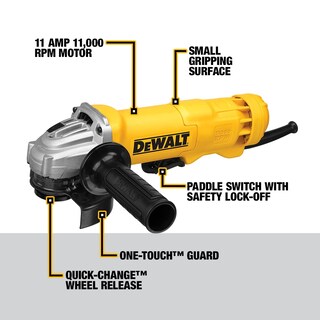 Foto 2 | Amoladora Angular Dewalt Dwe402w 11a 11.000 Rpm 4.5 Pulgadas Con Cable - Venta Internacional.