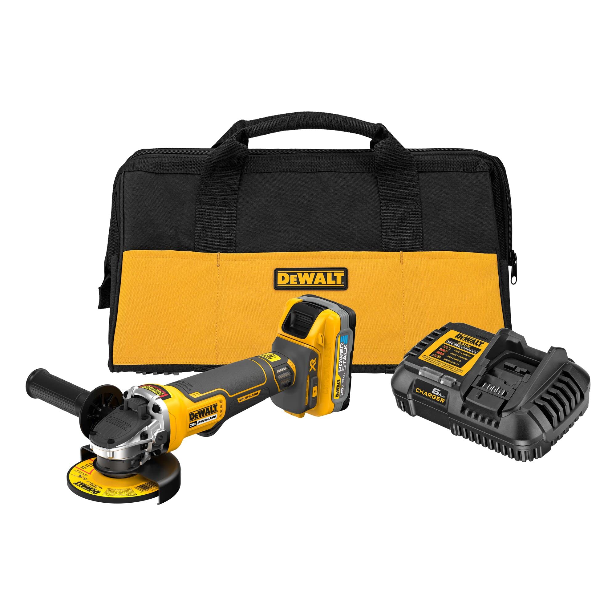 Foto 2 pulgar | Amoladora Angular Dewalt Dcg413h1 20 V Max Inalámbrica 11 Cm Con Batería - Venta Internacional.