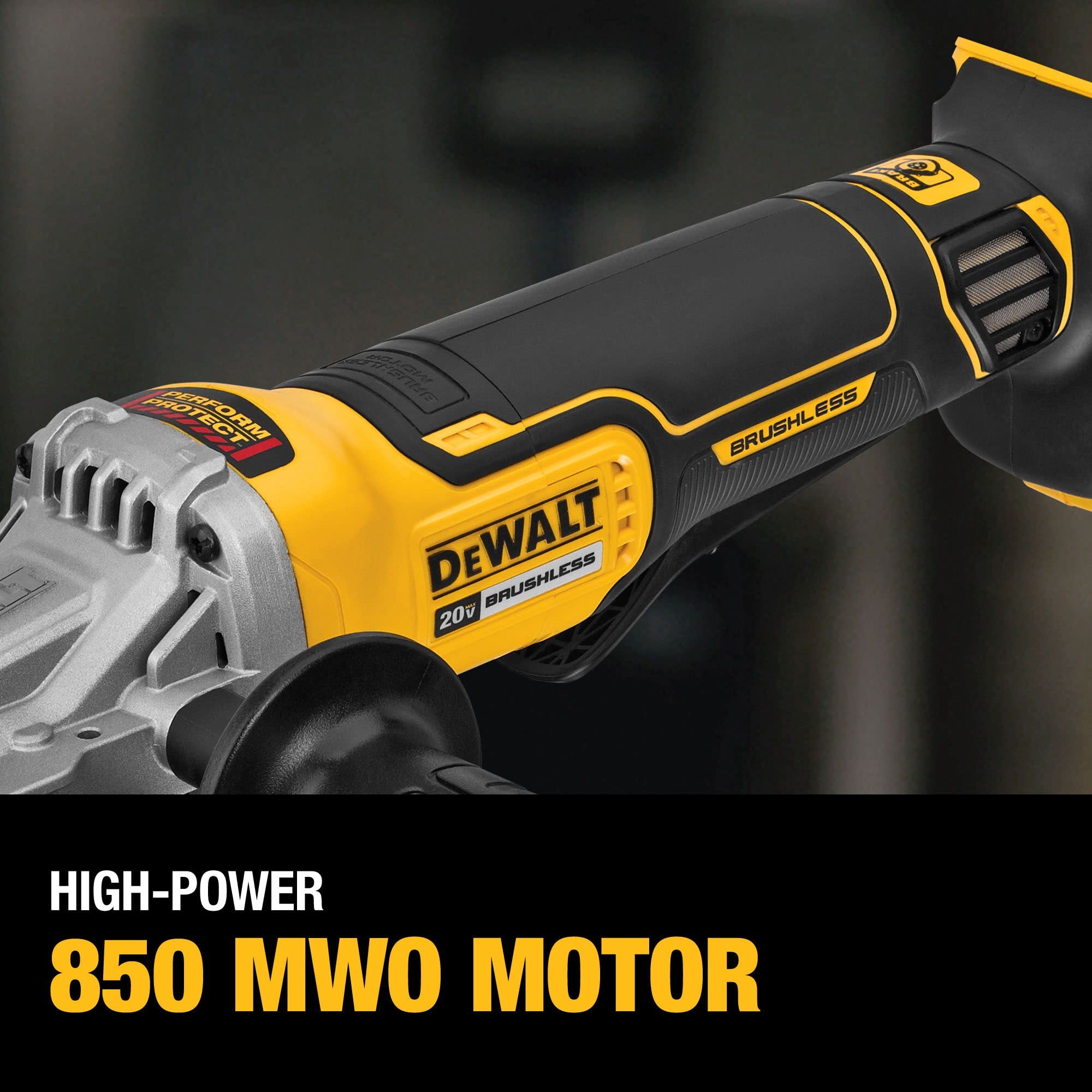 Foto 7 pulgar | Amoladora Angular Dewalt Dcg413h1 20 V Max Inalámbrica 11 Cm Con Batería - Venta Internacional.