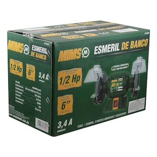 Foto 4 | Esmeril De Banco Alumnio 6 3.4 A 372.85 W 3450 Rpm Verde 60 Hz