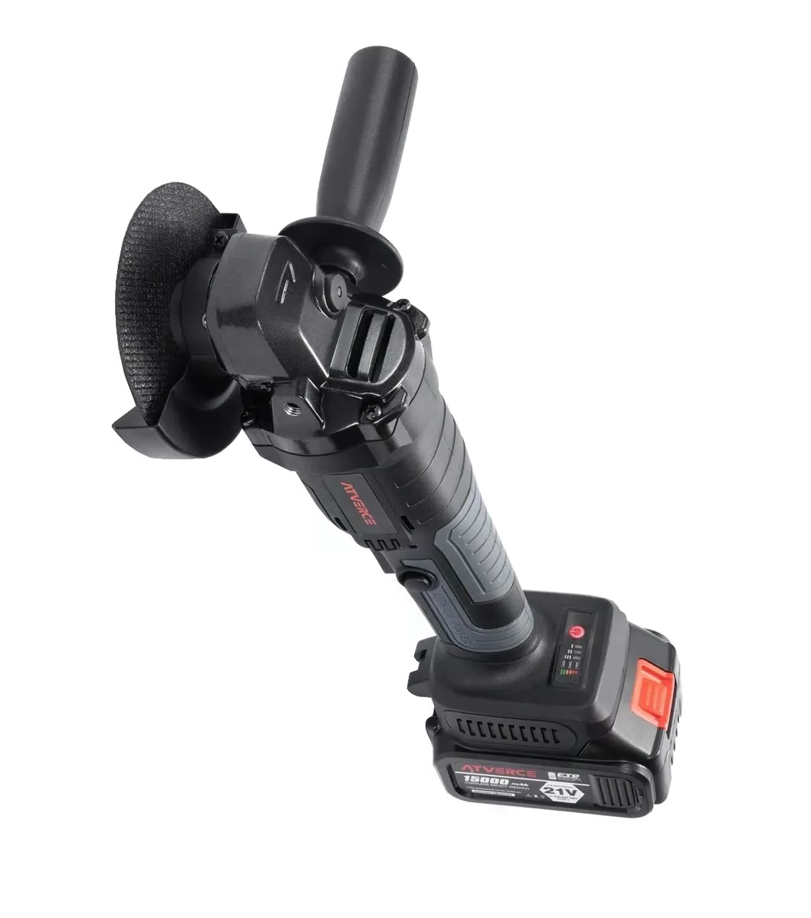 Foto 4 pulgar | Esmeriladora Angular Inalámbrica Atverce Ag1, 100 V/240 V + Accesorios Color Negro