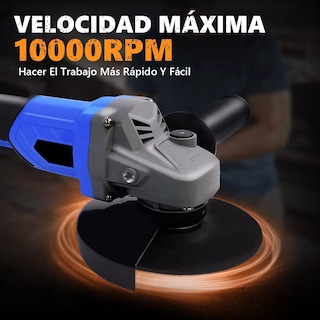 Foto 3 | Esmeriladora Angular Inalámbrica Sin Escobillas Con 6.0ah Eo Safe Imports Esi-14949 Azul