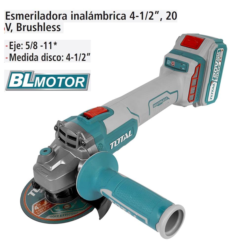 Foto 5 pulgar | Esmeriladora Inalámbrica, Total, 4-1/2'', 20 V.