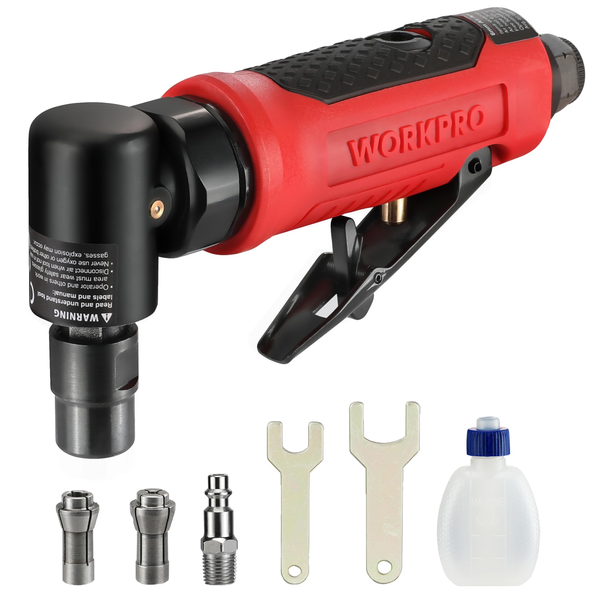 Foto 2 pulgar | Amoladora Neumática Workpro 1/4 De Pulgada 20000 Rpm 90° - Venta Internacional.