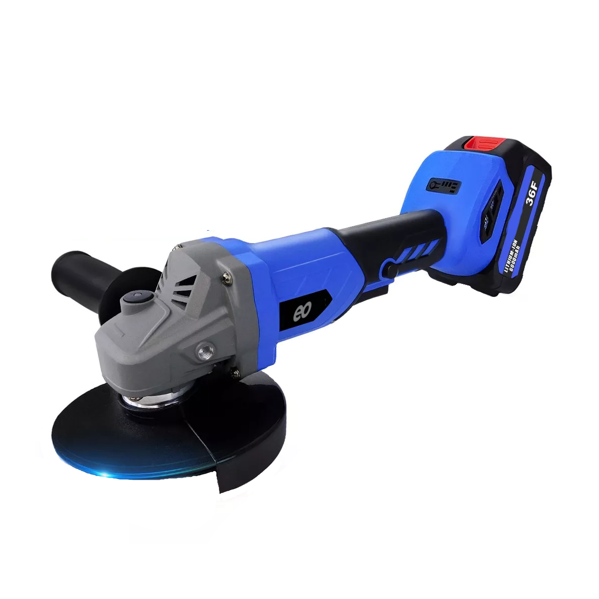 Esmeriladora Angular Inalámbrica Sin Escobillas Con 6.0ah Eo Safe Imports Esi-14949-1 Azul