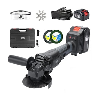 Foto 1 | Kit Esmeriladora Angular Disco Eléctrica Inalámbrica Eo Safe Imports Esi-1198-1 Negro