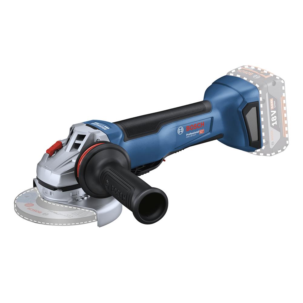Miniesmeriladora Bosch Gws 18v-10 P 4-1/2' 18v 9000rpm S/b