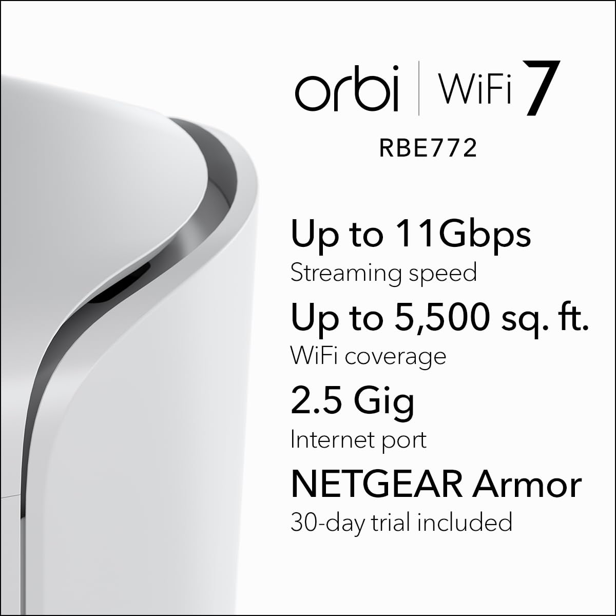 Foto 3 pulgar | Sistema Wifi Mesh Netgear Orbi 770 Series Rbe772 Con 1 Satélite - Venta Internacional.
