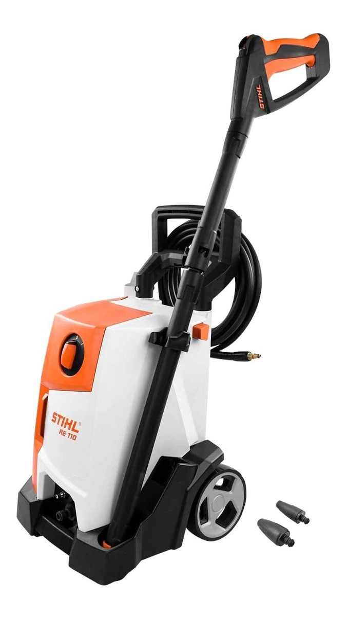 Hidrolavadora Eléctrica de Alta Presión Stihl Re 110 color Anaranjado con Blanco