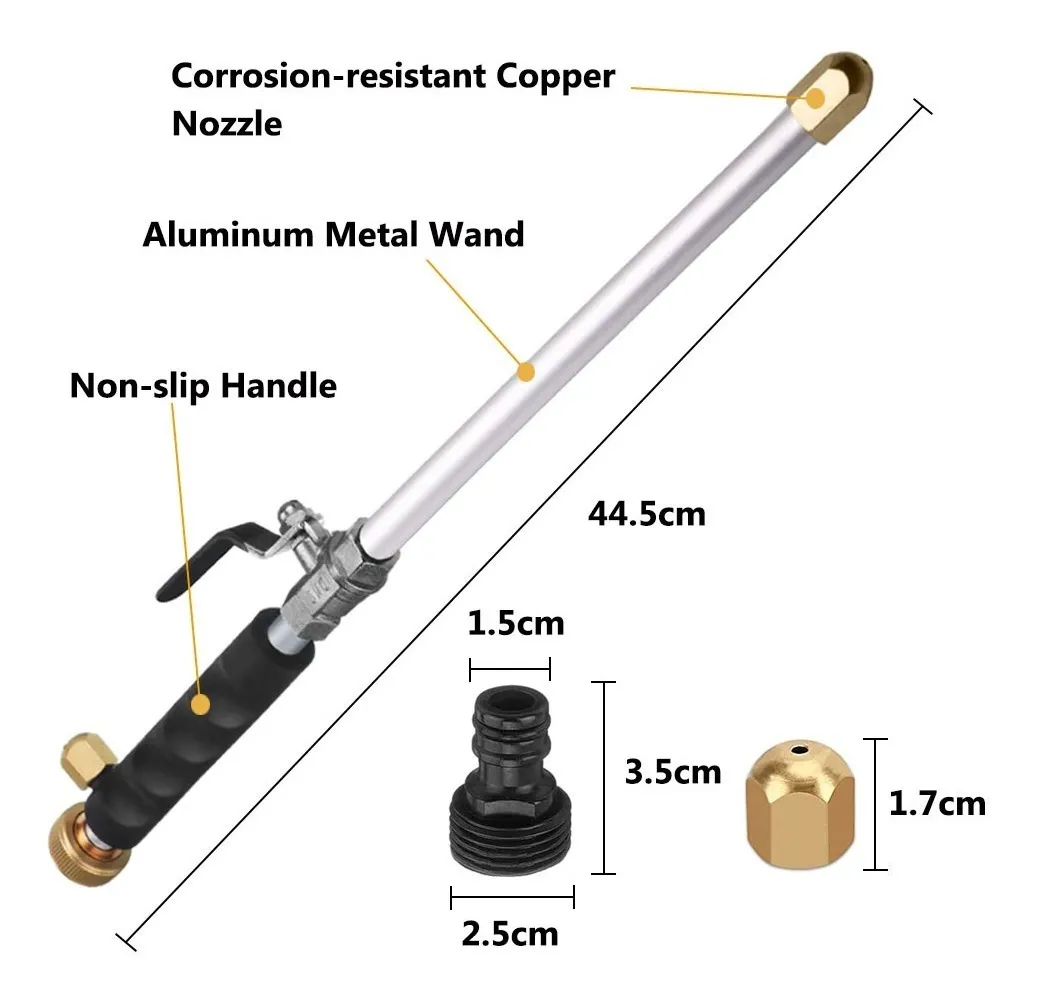 Foto 3 pulgar | Hidrolavadora 2 En 1 Pistola De Agua De Alta Presión Con Boquilla