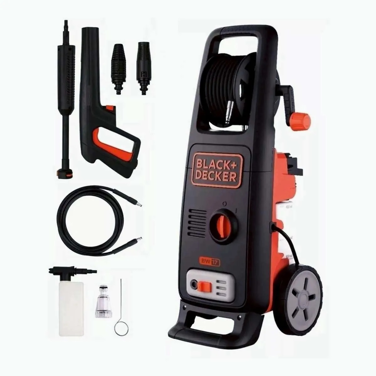 Foto 2 pulgar | Hidrolavadora Black+Decker BW17-BD14 color Negro + 8 Accesorios