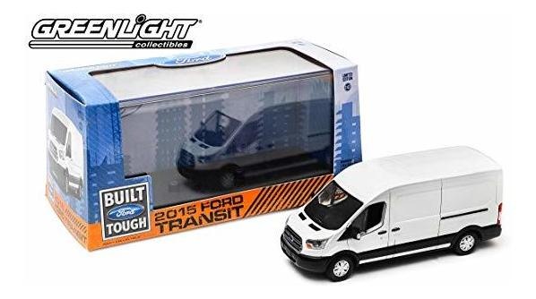 Foto 2 pulgar | Greenlight 86039 2015 Ford Transit Lwb Blanco Oxford 01:43 E