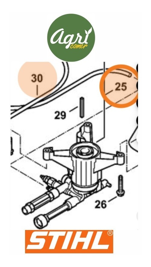 Bomba Completa Original Para Hidrolavadora Rb 200 Stihl