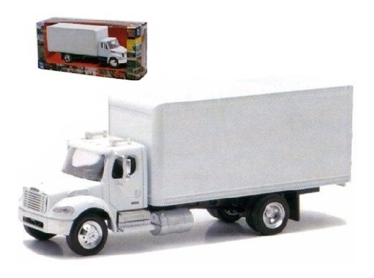 Foto 2 pulgar | Freightliner M2 Camión Caja Utilidad Blanca 1/43 De New Ray