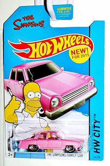 Foto 2 pulgar | Hot Wheels, 2015 Hw City, Familia De Los Simpson Coche Fundi