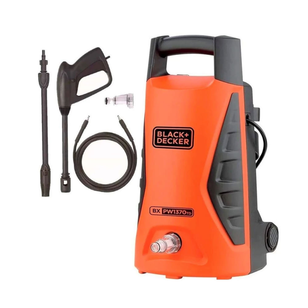 Foto 4 pulgar | Hidrolavadora Black+Decker PW1370TD-B3 color Naranja 1300w