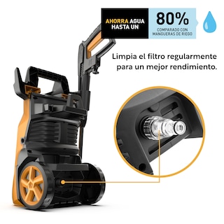 Foto 7 | Hidrolavadora Eléctrica Kingsman HIDROKING2000 color Amarillo 2000 Psi 1600w + Accesorios