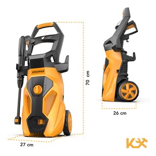 Foto 4 | Hidrolavadora Eléctrica Portátil 2000 Psi 1600w + Acc Largos Kingsman