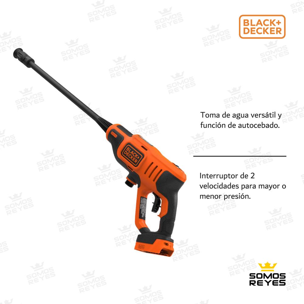 Foto 4 pulgar | Pistola de Alta Presión Black + Decker BCPC20D1 Inalámbrica 20v