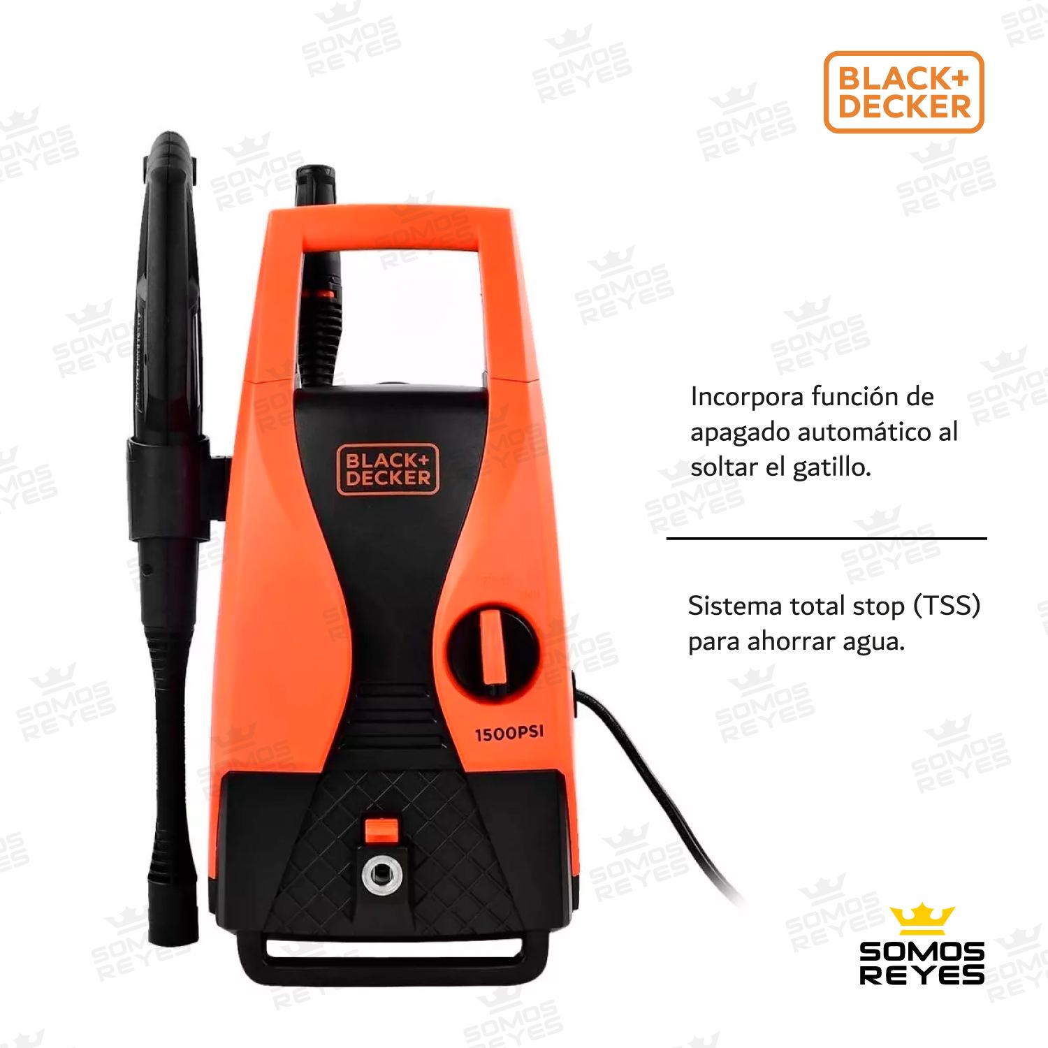 Foto 4 pulgar | Hidrolavadora Eléctrica Black+Decker Portátil 1400w 1500 Psi