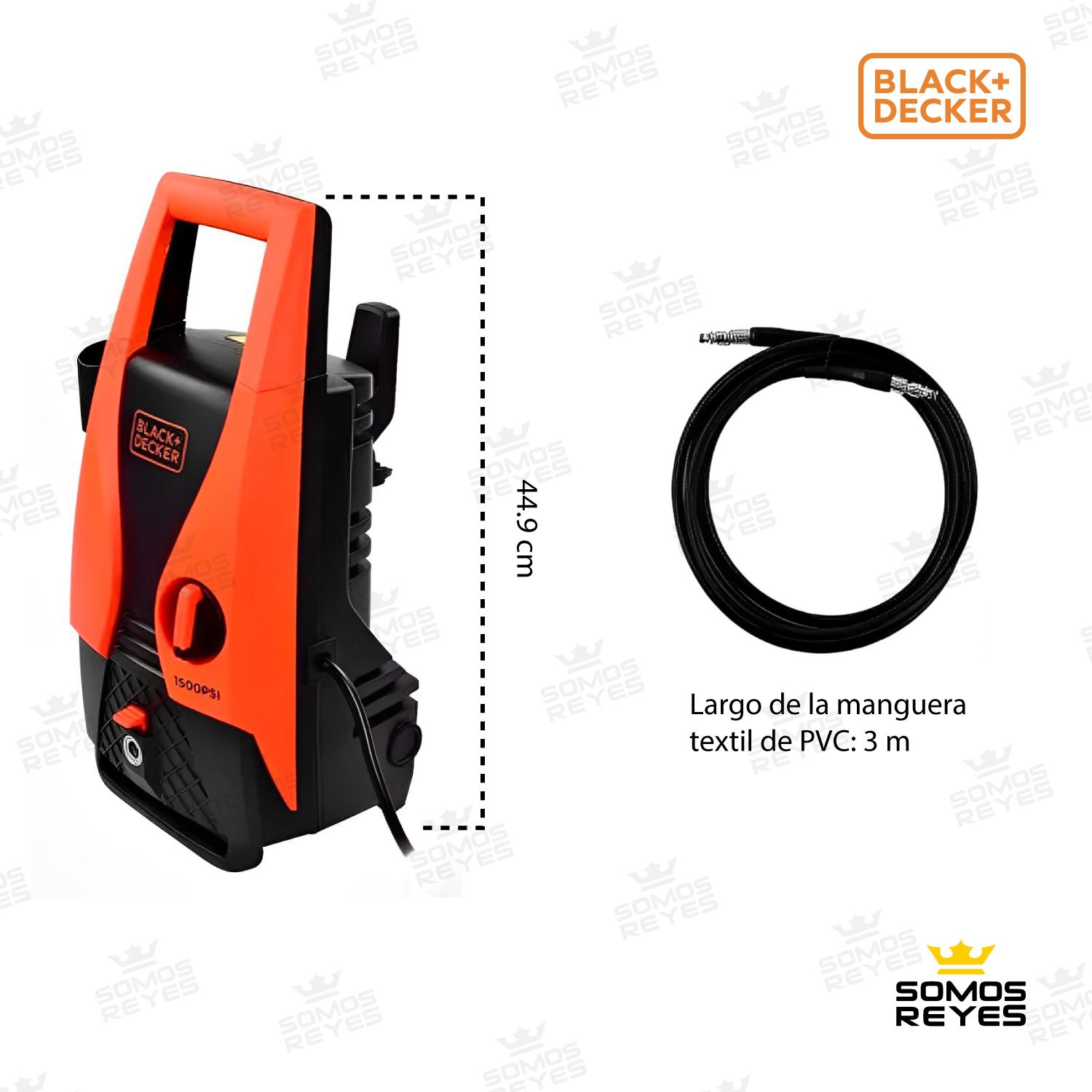 Foto 5 pulgar | Hidrolavadora Eléctrica Black+Decker Portátil 1400w 1500 Psi