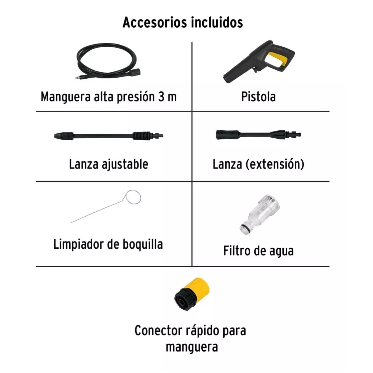 Foto 3 pulgar | Hidrolavadora con Extensión y Manguera Eo Safe Imports Esi-4879 color Amarillo