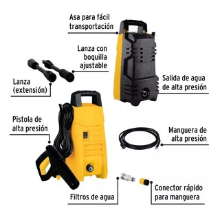 Foto 3 | Hidrolavadora con Extensión y Manguera Eo Safe Imports Esi-4879 color Amarillo