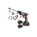 Hidrolavadora Inalámbrica Eo Safe Imports Esi-7178 para Lavar Autos 11 Piezas Negro