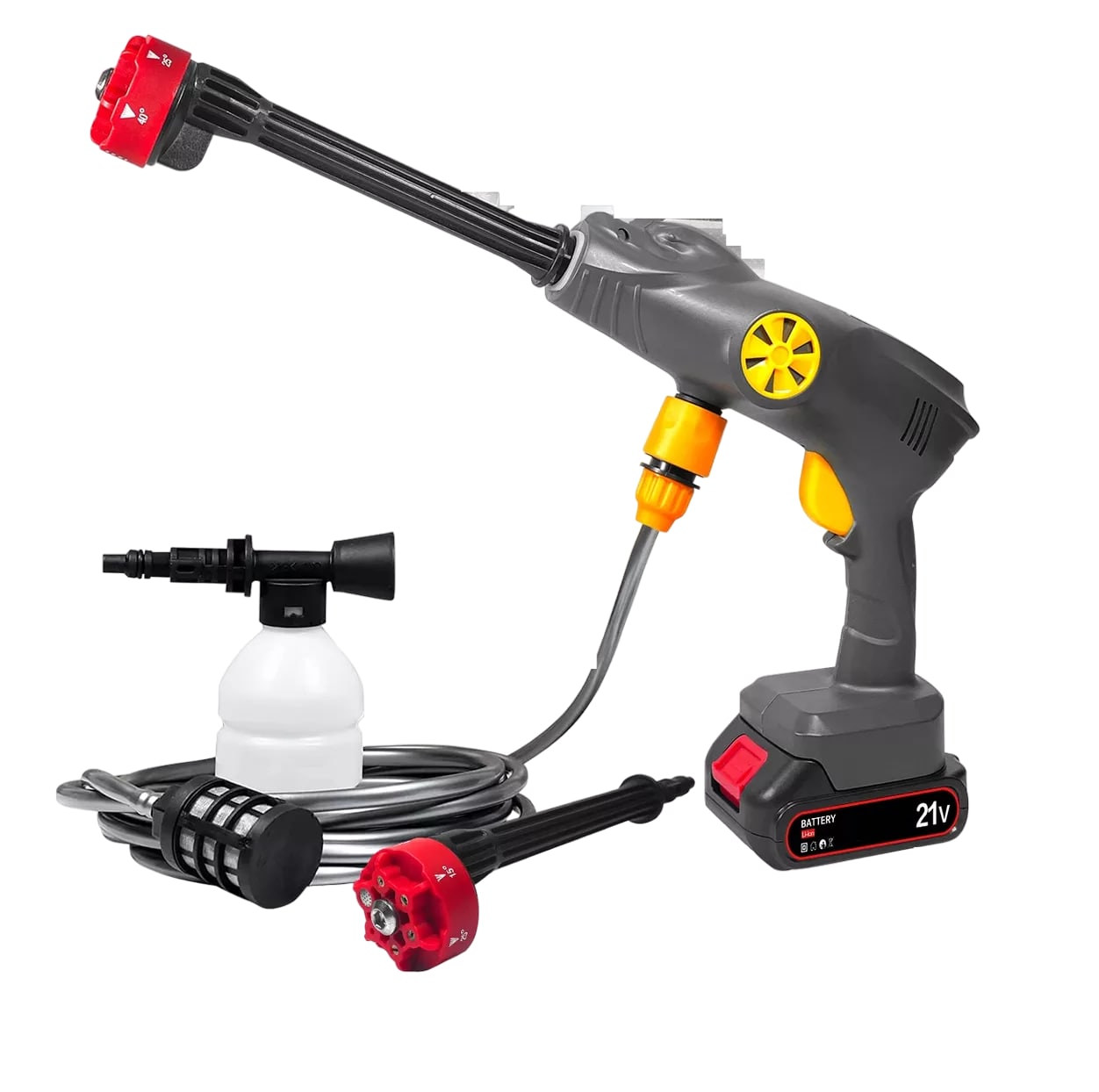 Hidrolavadora Eléctrica IRONHOOF Inalámbrico 680 psi con 2 Baterías $2,109