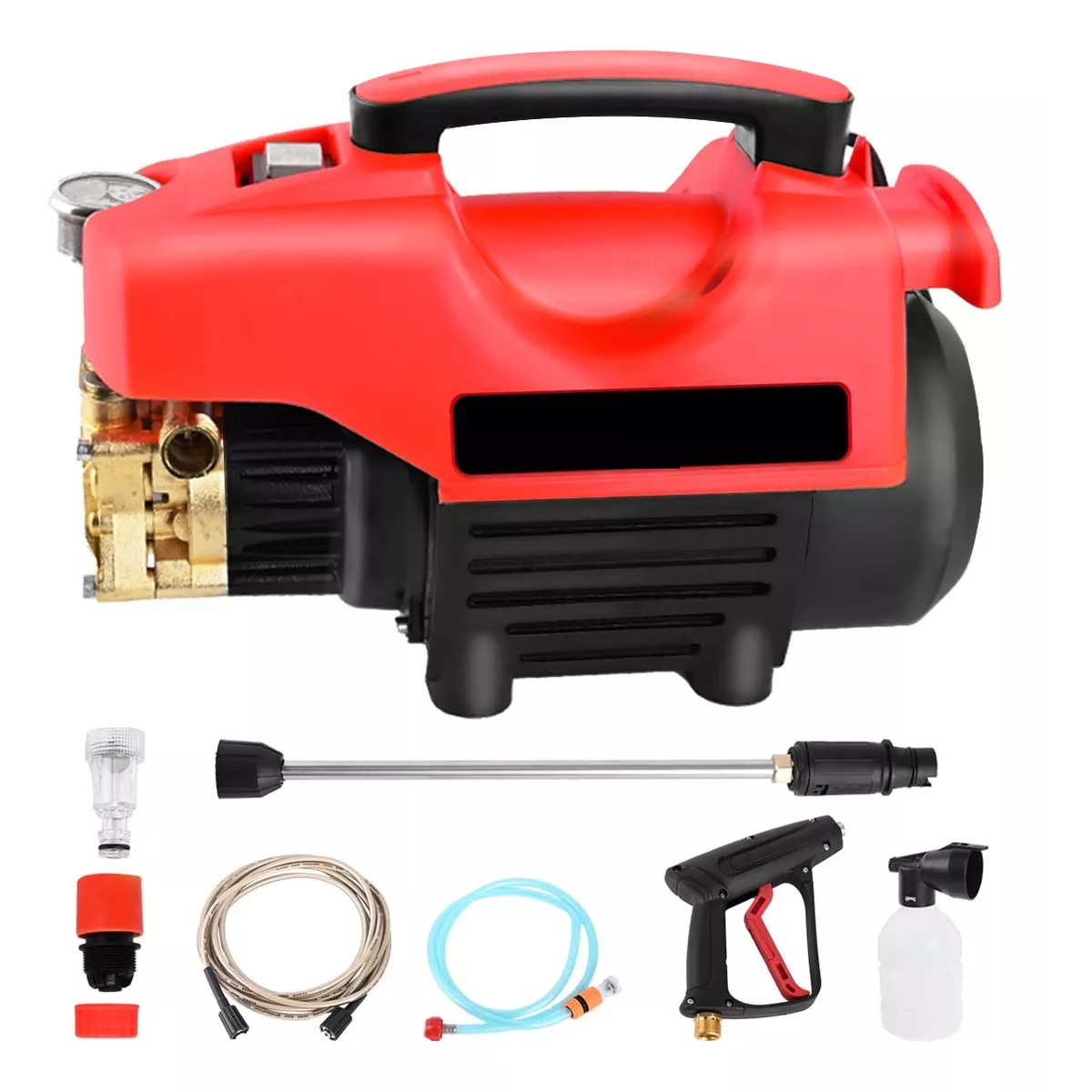 Hidrolavadora Eléctrica 3000w De Presión Máxima Eo Safe Imports Esi-13227 Rojo