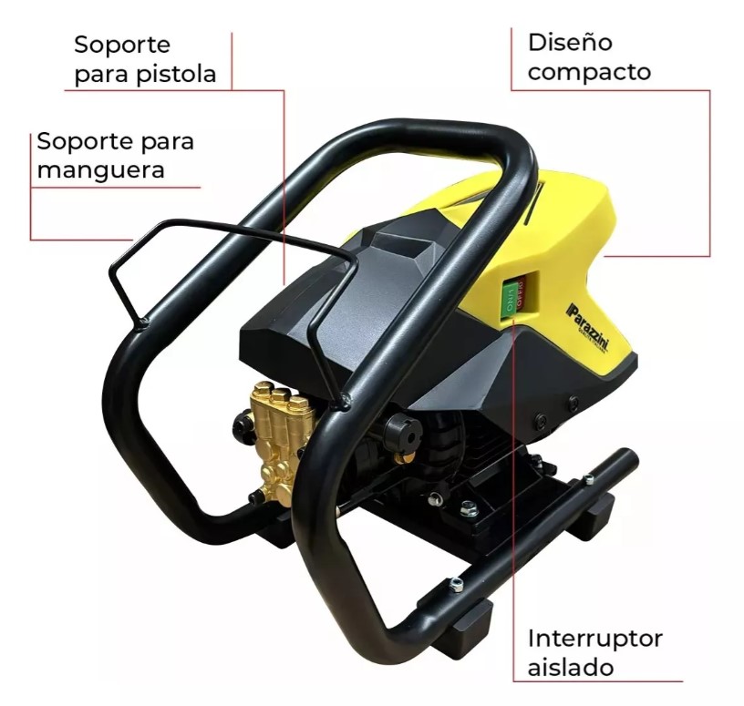 Foto 5 pulgar | Hidrolavadora Eléctrica Parazzini Portátil de 2100 w