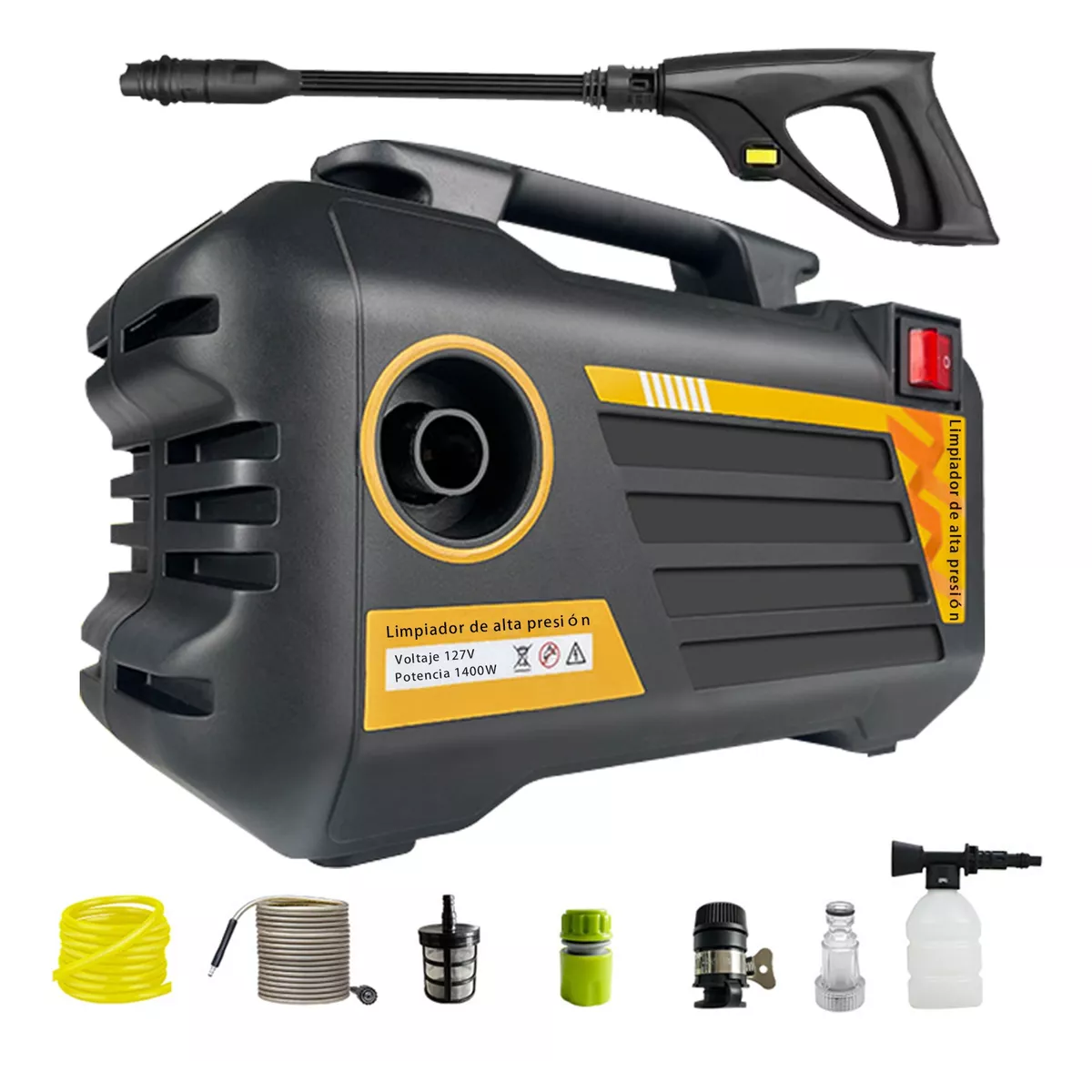 Hidrolavadora Eléctrica Belug Compacta 1400w 1500psi