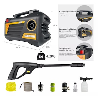 Foto 3 | Hidrolavadora Eléctrica Belug Compacta 1400w 1500psi