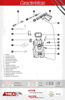 Foto 4 | Hidrolavadora Eléctrica T-Rex de 1200 w