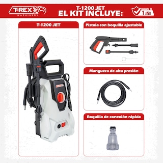 Foto 5 | Hidrolavadora Eléctrica T-Rex de 1200 w
