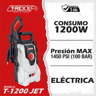 Foto 6 | Hidrolavadora Eléctrica T-Rex de 1200 w