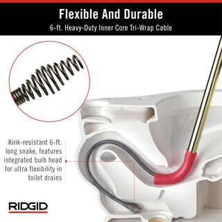 Foto 5 | Barrena Para Inodoro Ridgid K-6p Con Accesorio De Taladro Opcional - Venta Internacional.