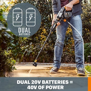 Foto 2 | Limpiador Eléctrico Portátil Worx Hydroshot 40v Wg644 Negro/naranja - Venta Internacional.