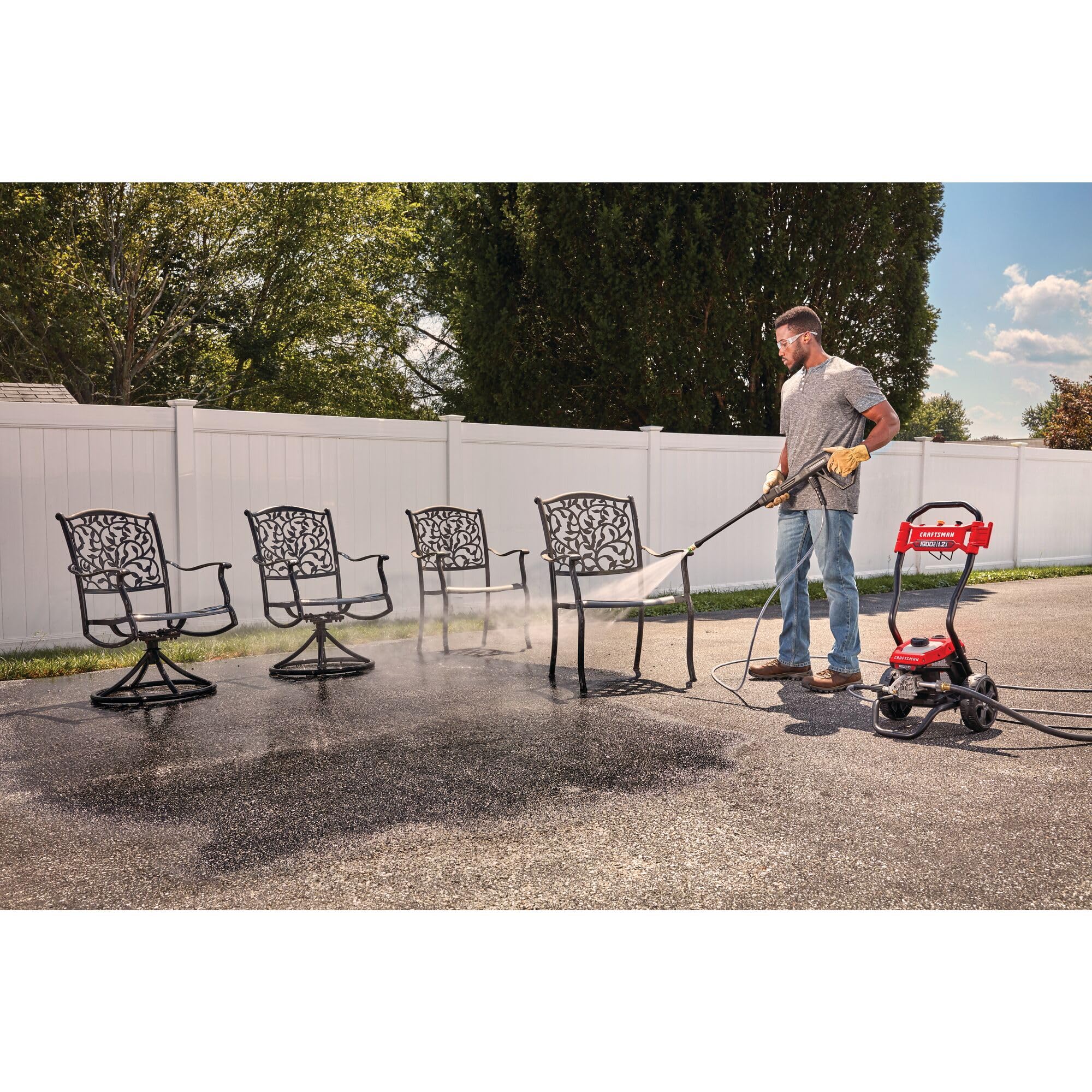 Foto 7 | Lavadora A Presión Craftsman Cmepw1900 1900 Psi 1.2 Gpm Con Cable - Venta Internacional.