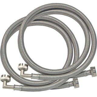 Foto 1 | Conector Para Lavadora Eastman 41066, 6 Pies, 2 Unidades, Acero Inoxidable - Venta Internacional.